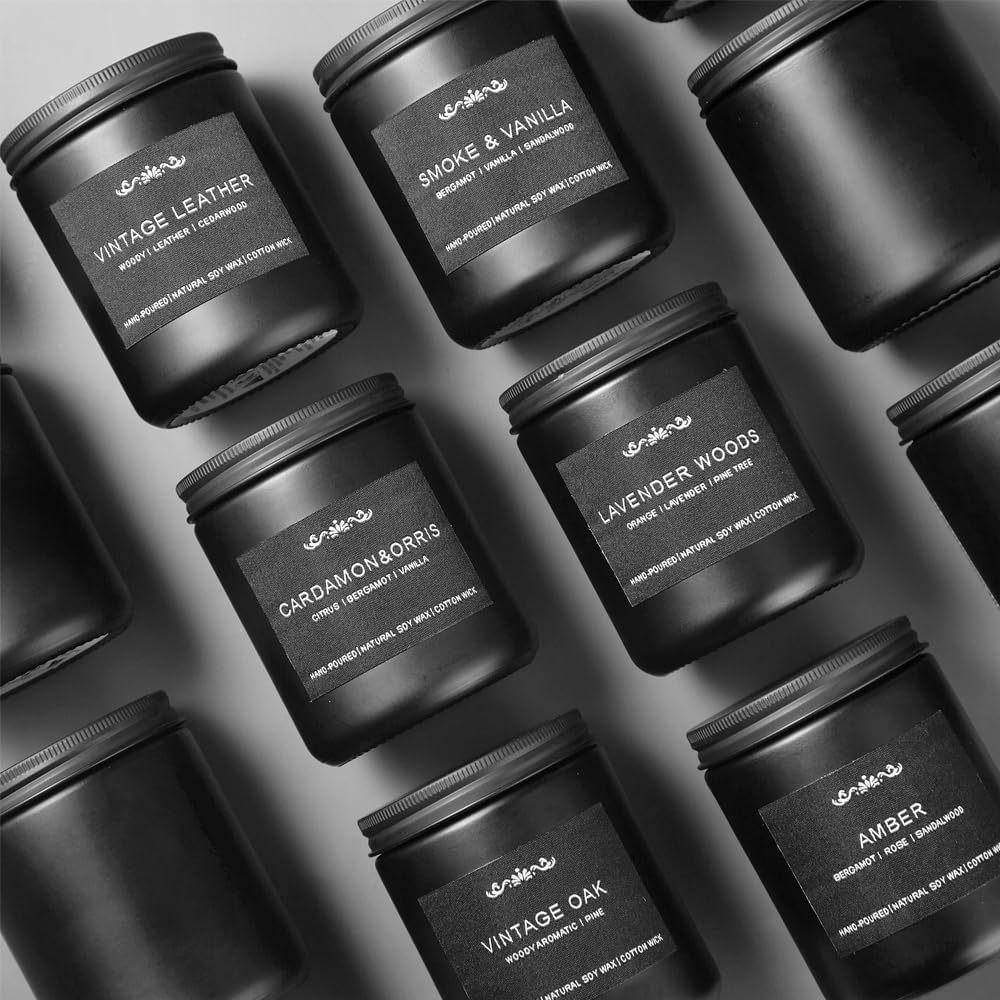 Inayou Men Scented Candles 6 Pack Aromatherapy Gift