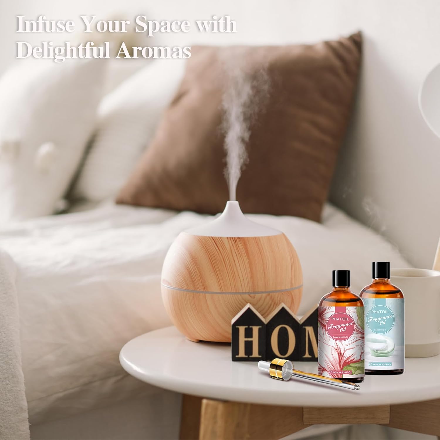 100ML Coconut Vanilla Fragrance Oil with Glass Dropper