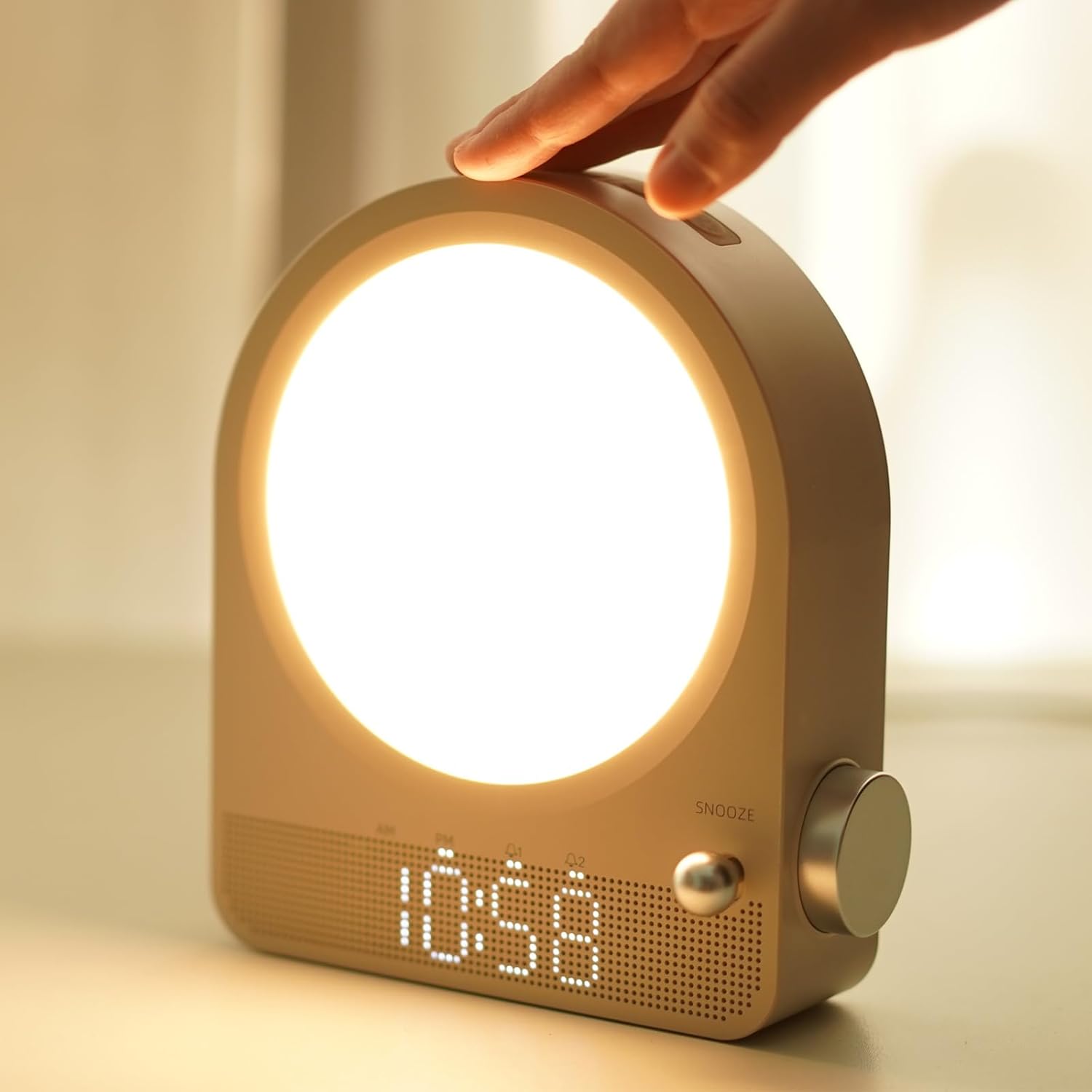 Vivilumens Sound Machine Alarm Clock with Gentle Sunrise Light