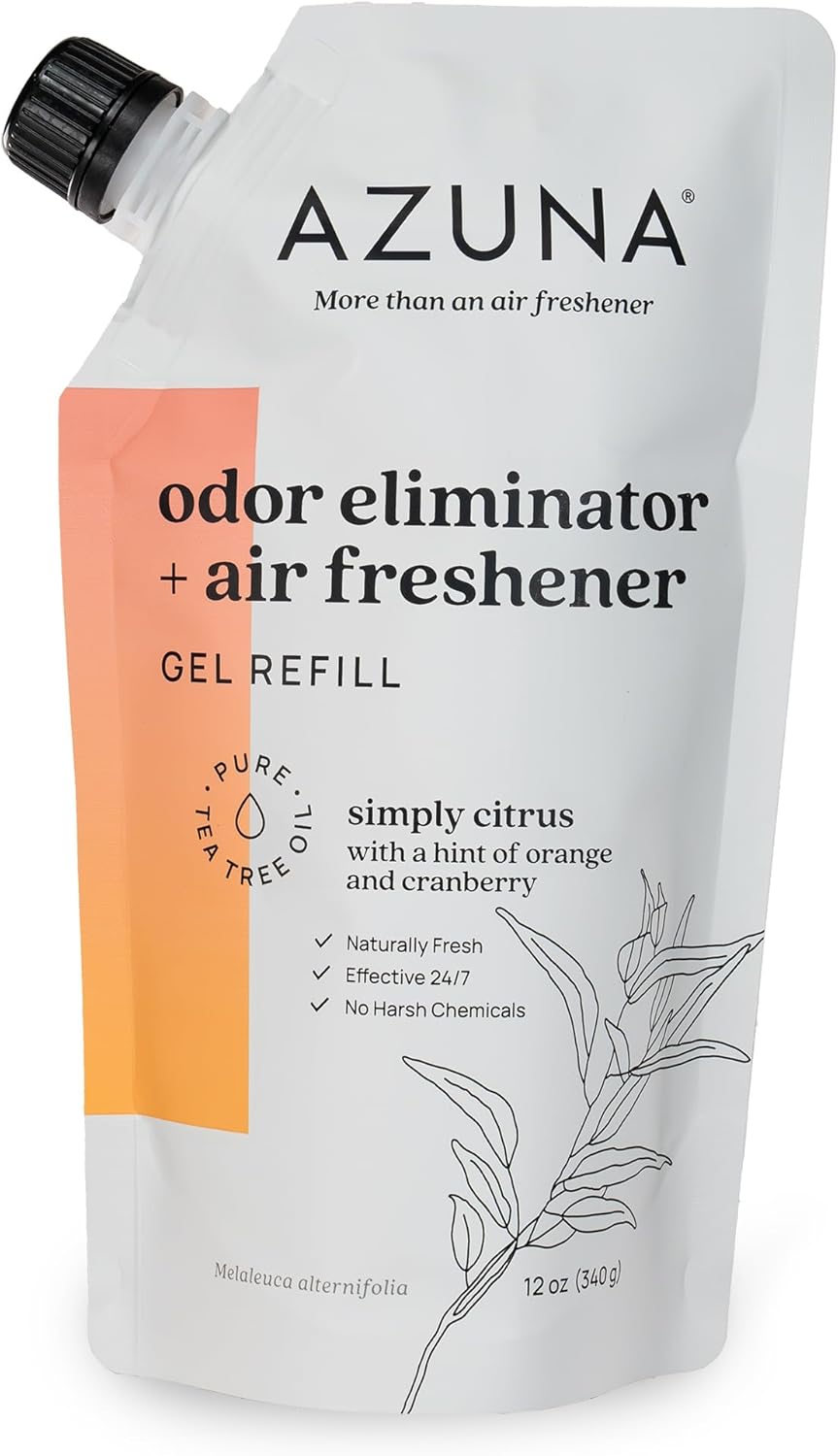 Azuna All-Natural Odor Remover Gel 12 oz Refill Pouch