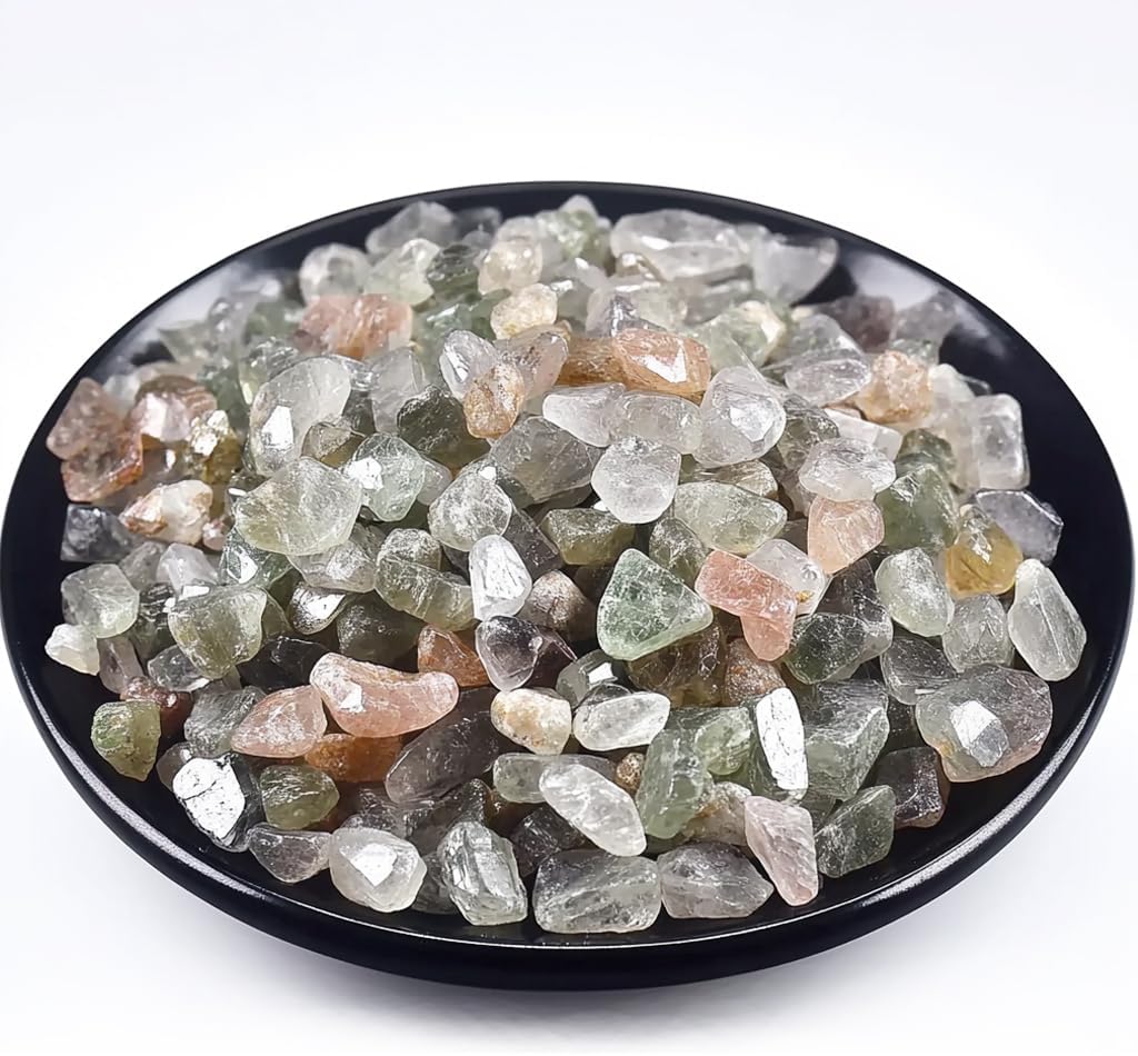 Polished Green Phantom Quartz Crystal Chips 200 Pcs