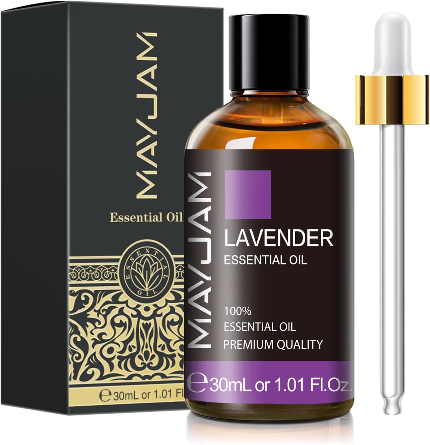 MAYJAM Lavender Essential Oil 30ML for Massage and Diffuser