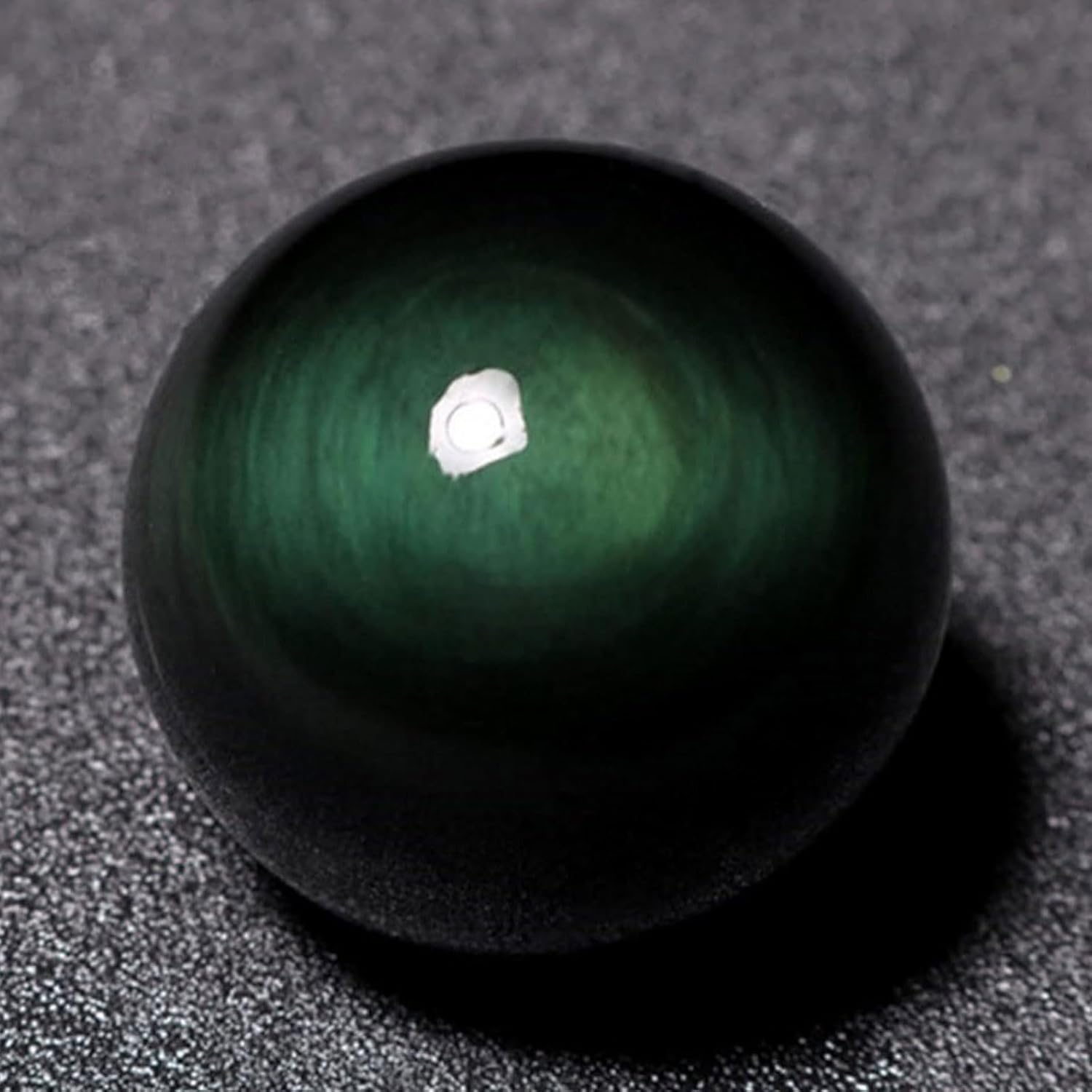 Natural Rainbow Eye Obsidian Crystal Sphere with Stand
