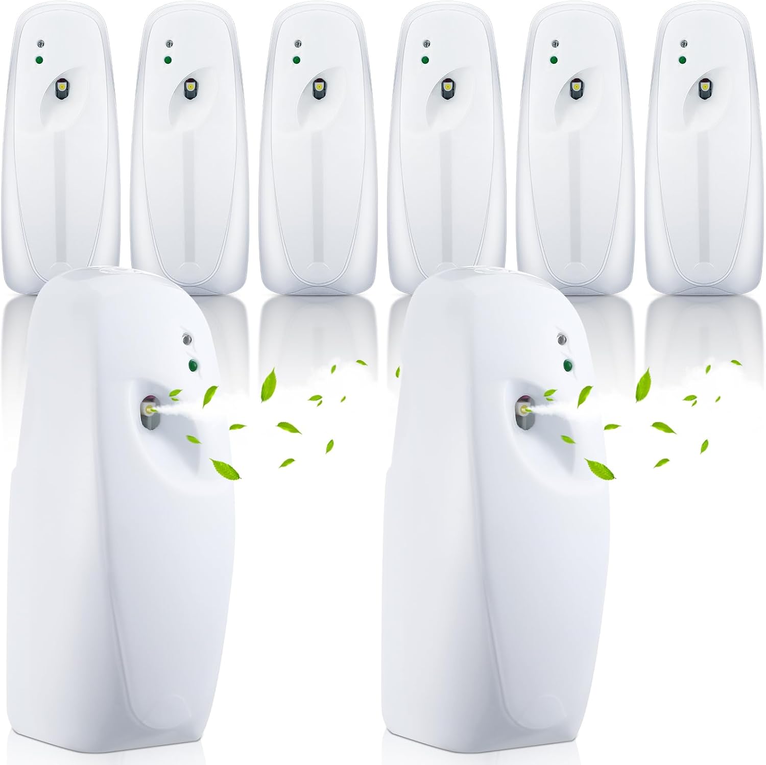 Uiifan 8 Pcs Wall Mounted Automatic Air Freshener Dispenser