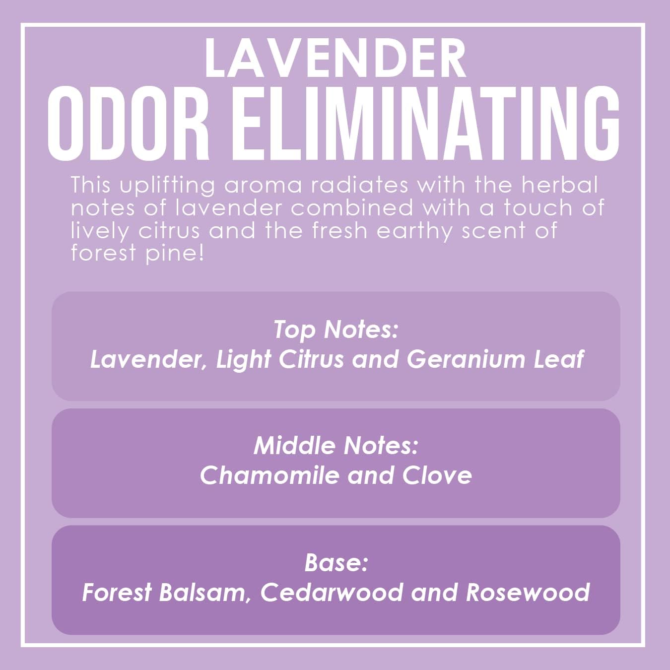 Diannes Custom Lavender Odor Eliminating Candle