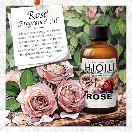 HIQILI Rose Fragrance Oil 1 Fl Oz