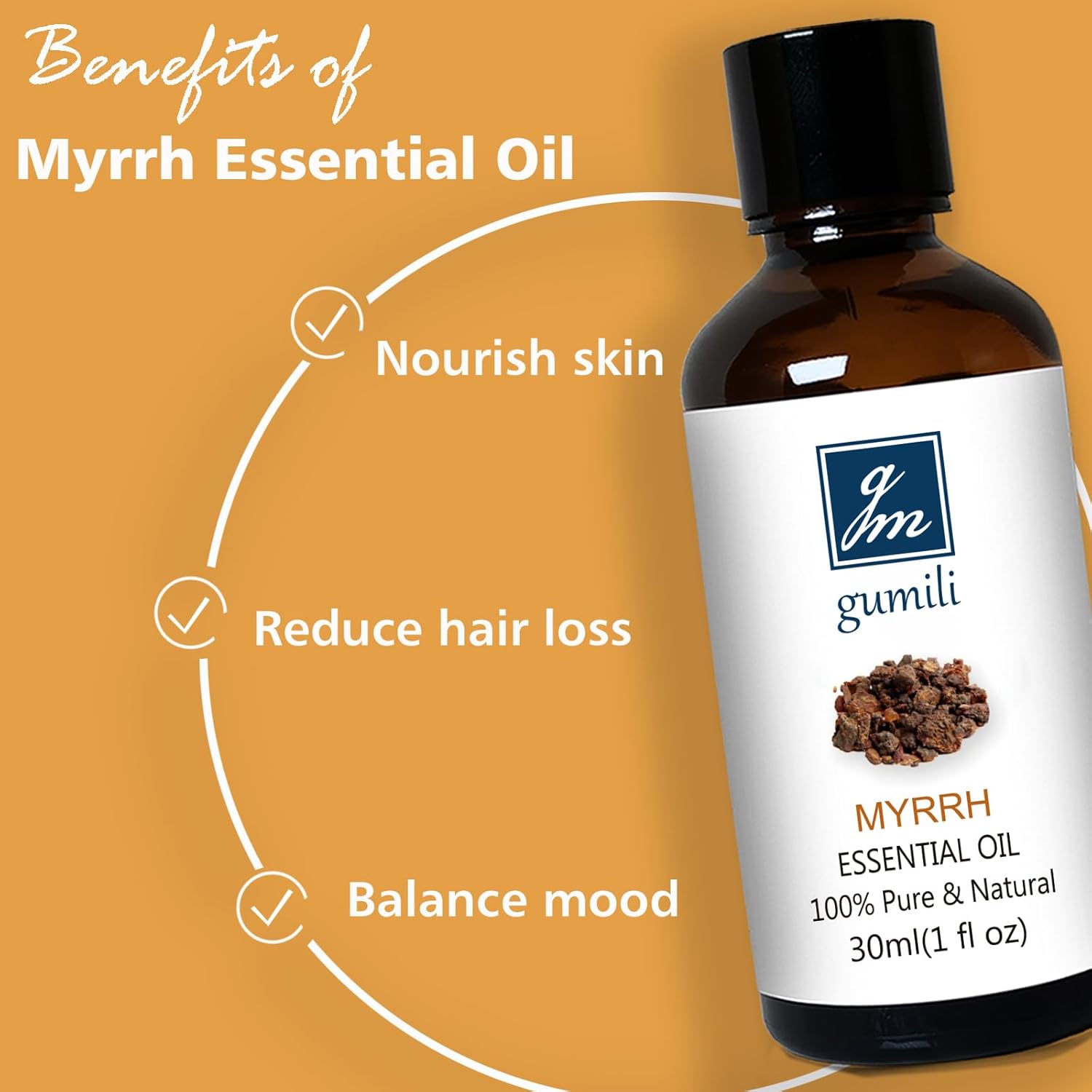 Frankincense and Myrrh Essential Oil 1 oz Pack of 2