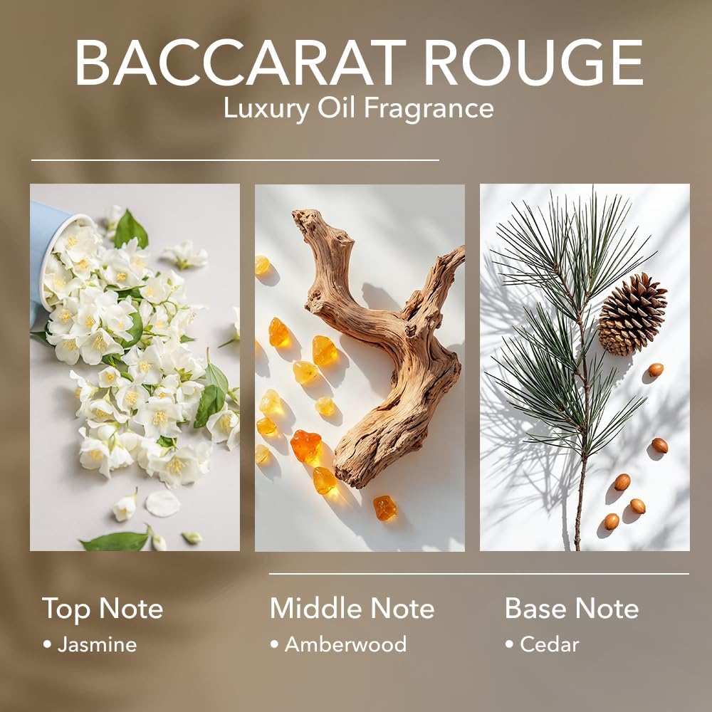 Aromify Diffuser Oil Baccarat Rouge Luxury Scent 67 FL Oz
