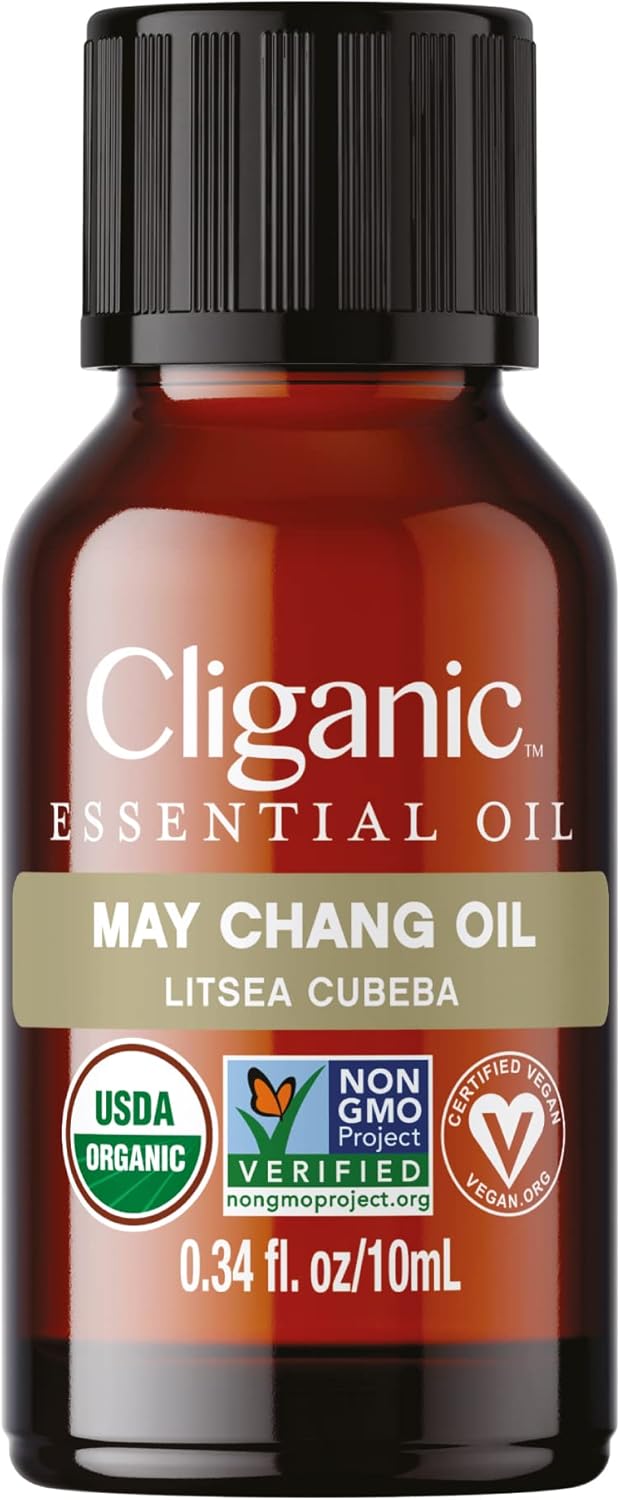 Cliganic May Chang Essential Oil 100 Pure Natural
