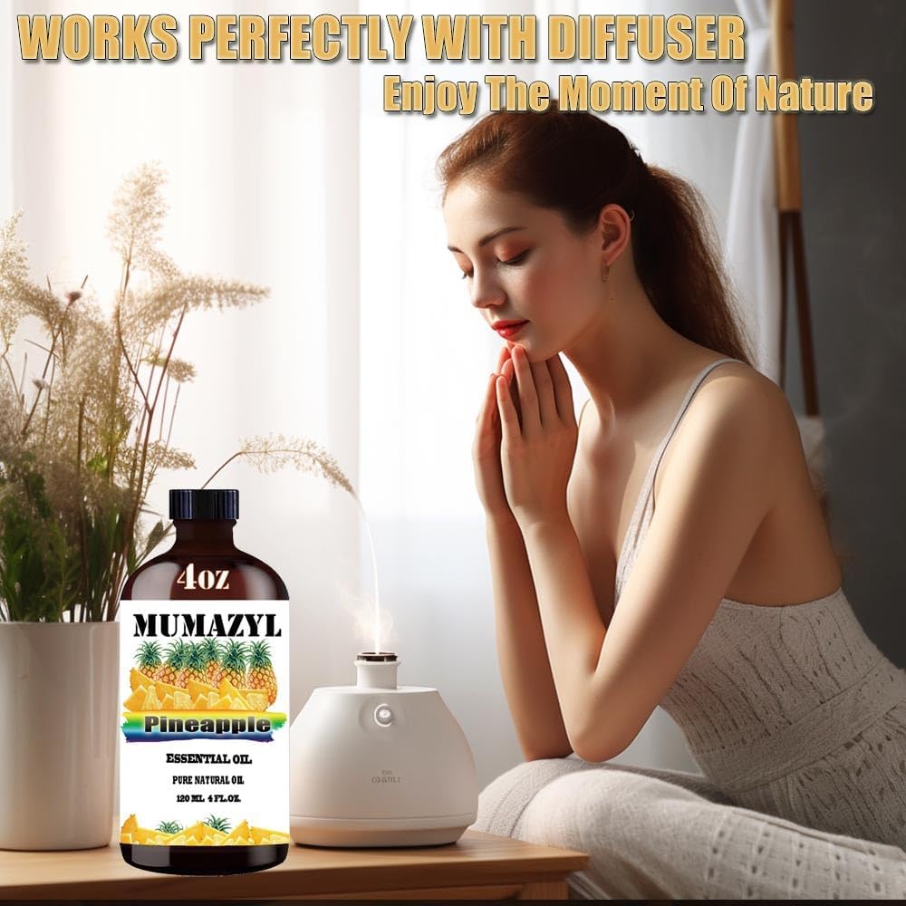 MUMAZYL Pineapple Essential Oil 4 Fl Oz 120ML