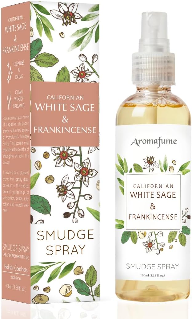 Aromafume White Sage Frankincense Smudge Spray 100ml