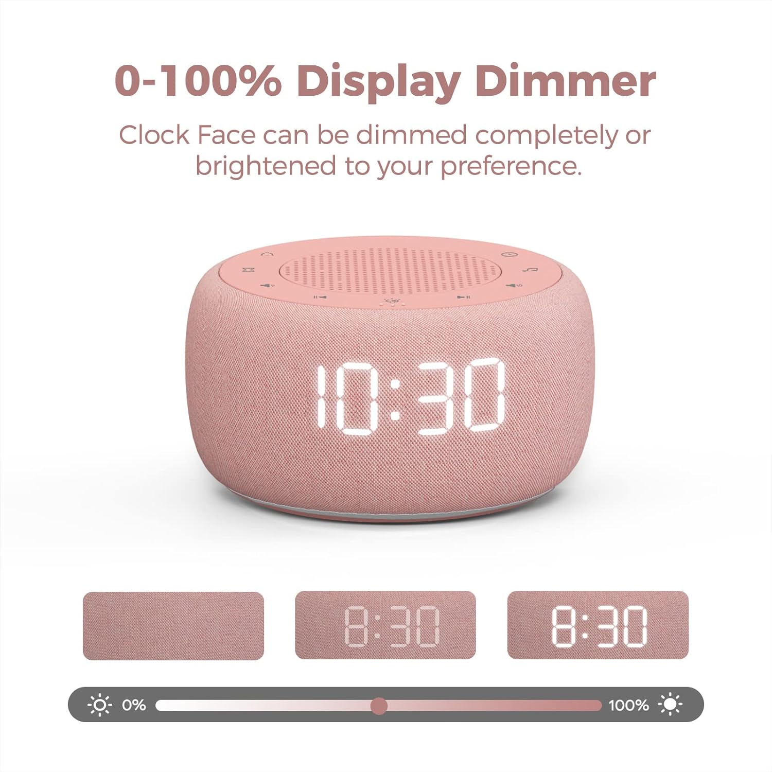 Buffbee Sound Machine and Alarm Clock 2-in-1