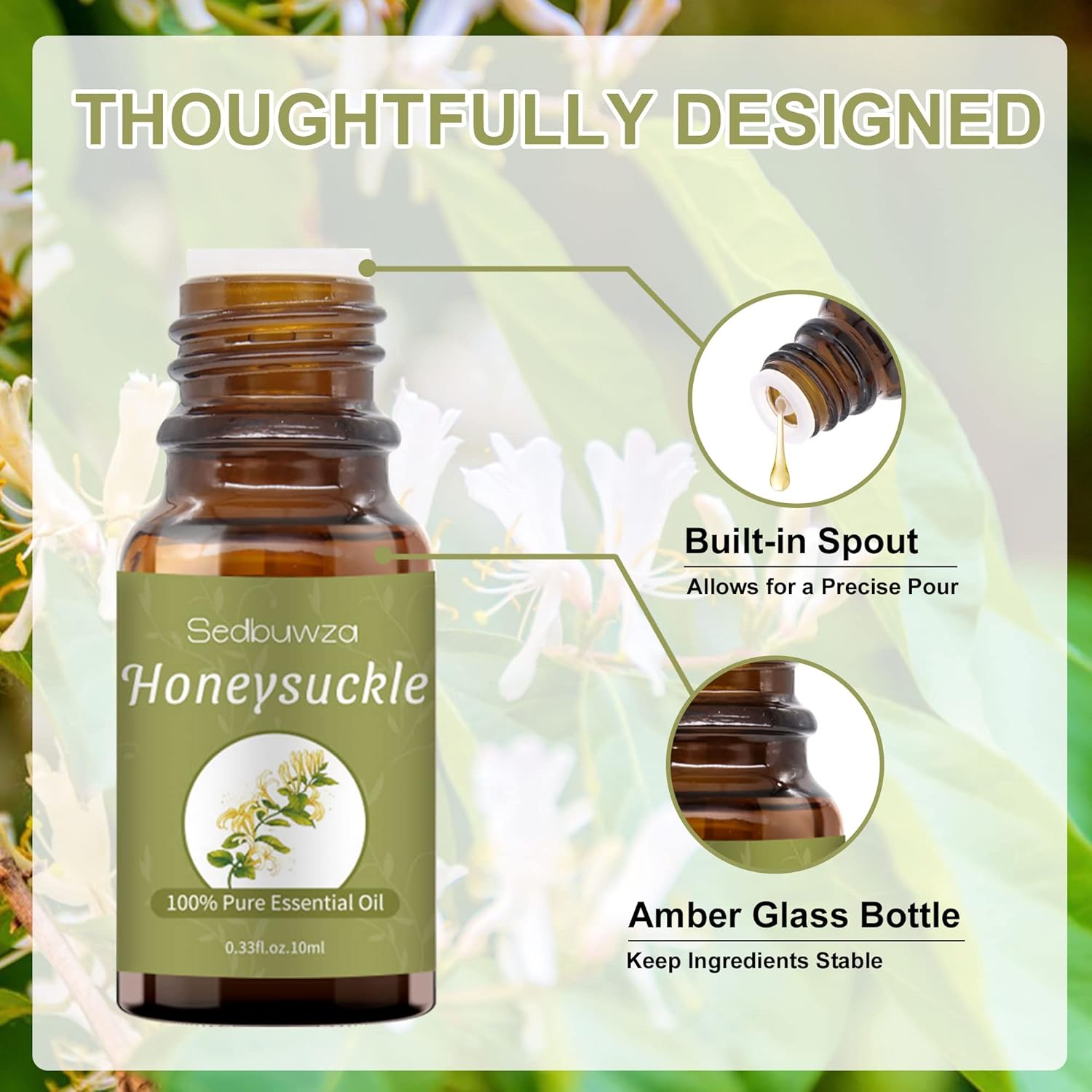 Sedbuwza Honeysuckle Essential Oil Pure Organic