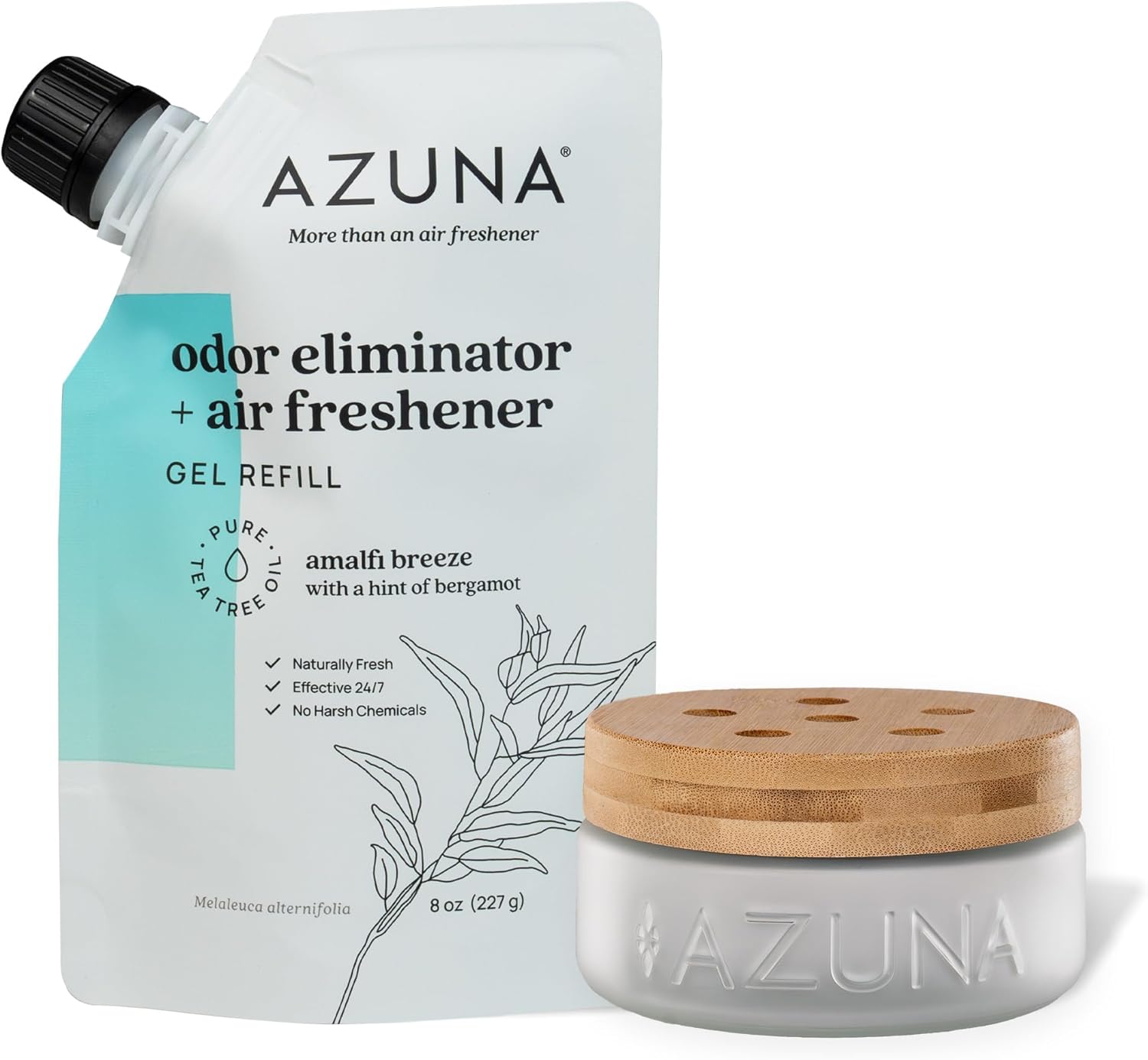 Azuna Air Freshener with Tea Tree Oil Gel 1 Room Kit