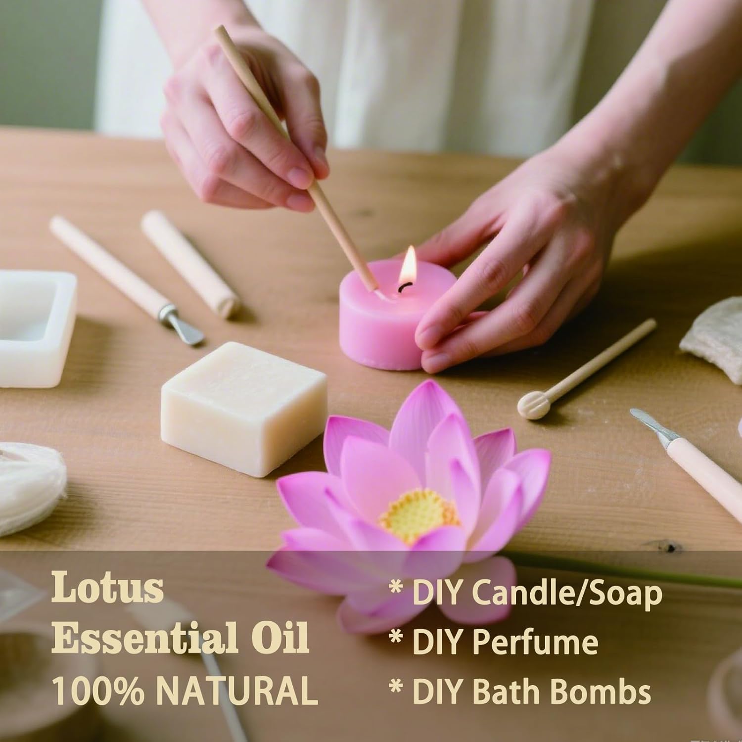 Lotus Essential Oil 433oz - 100 Pure Natural Fragrance