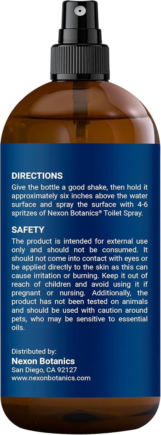 Lemongrass Tea Tree Toilet Spray 8 Fl Oz - Natural Odor Eliminator