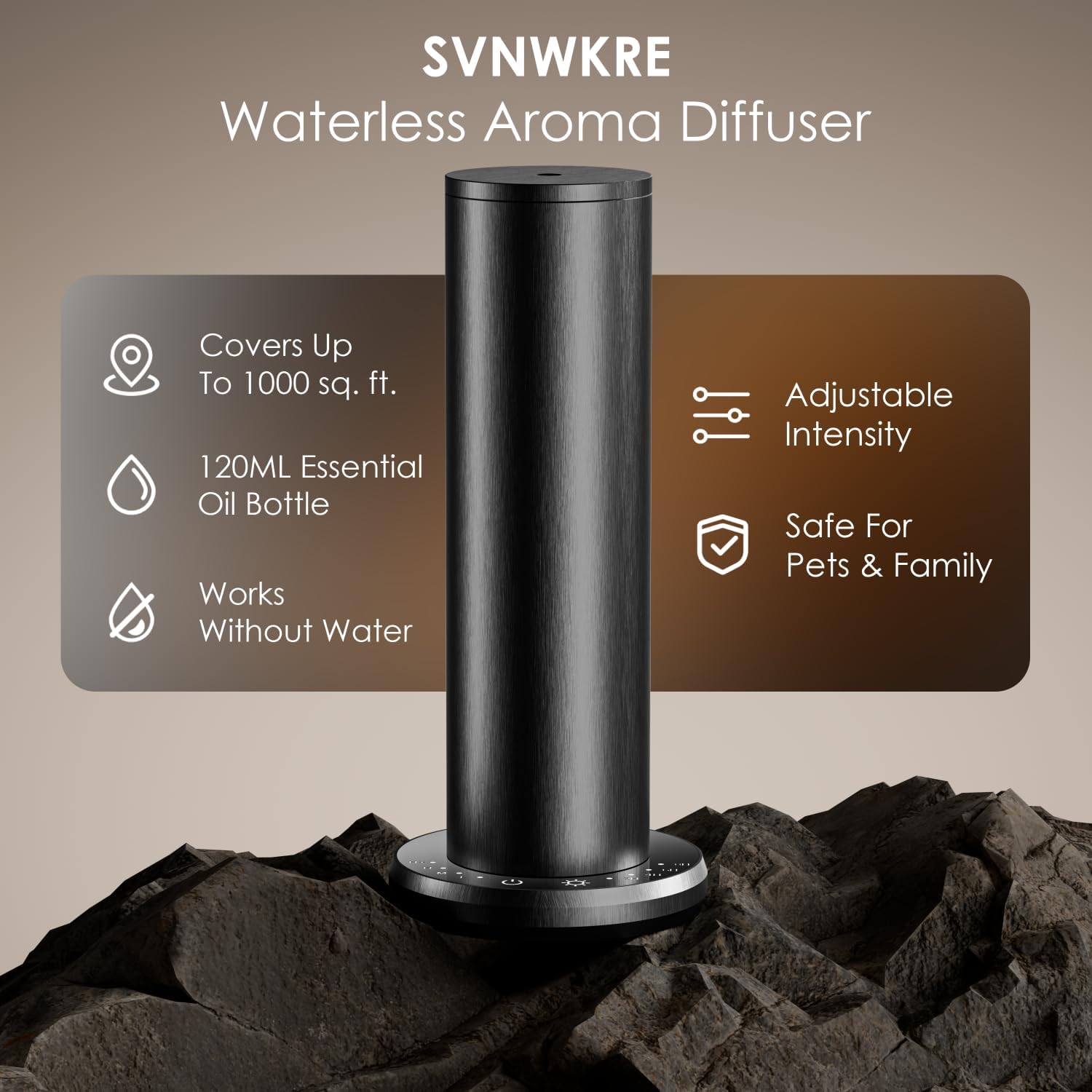 Waterless Essential Oil Diffuser for Large Rooms