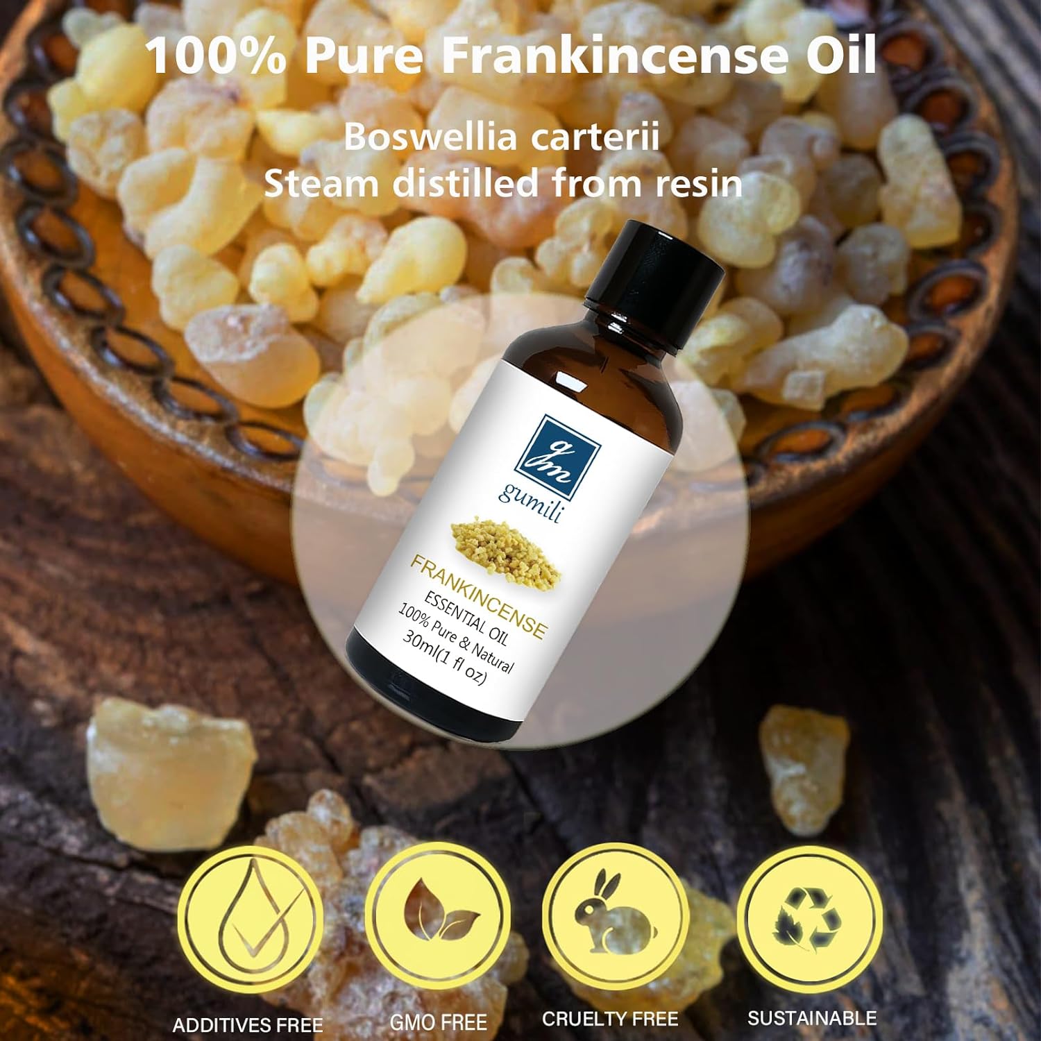 Frankincense and Myrrh Essential Oil 1 oz Pack of 2