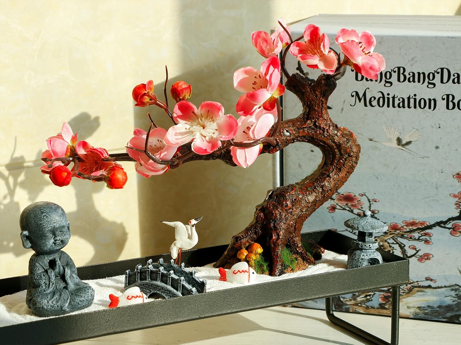 Mini Zen Garden Kit for Desk Stress Relief