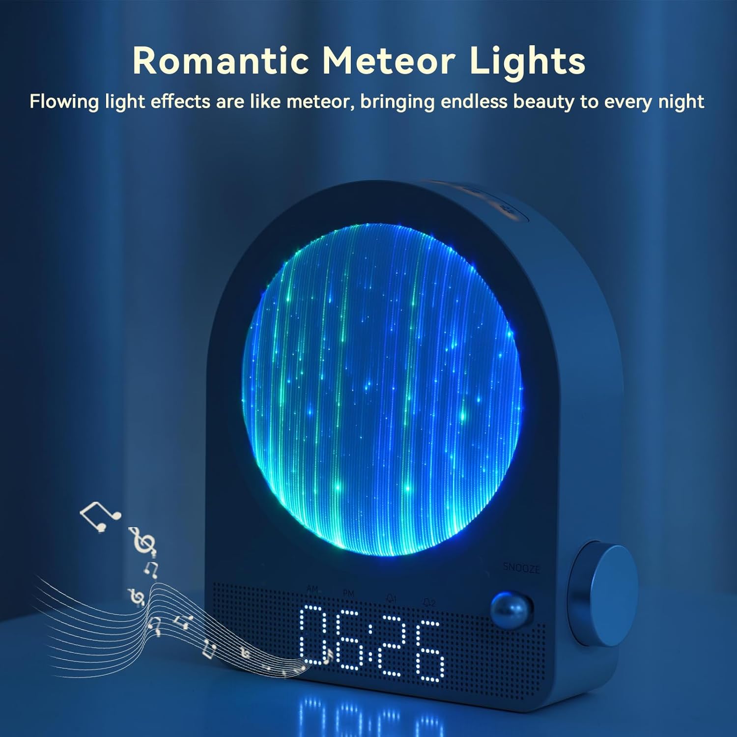 Vivilumens Sound Machine Alarm Clock with Gentle Sunrise Light