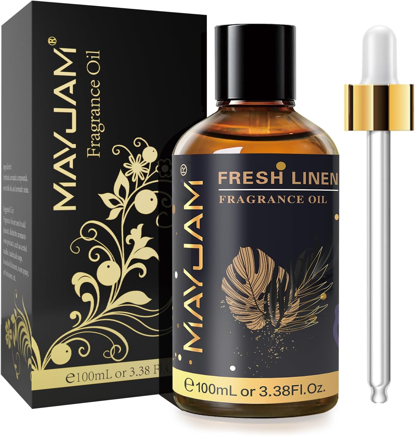 Fresh Linen Fragrance Oils 100ML with Glass Dropper