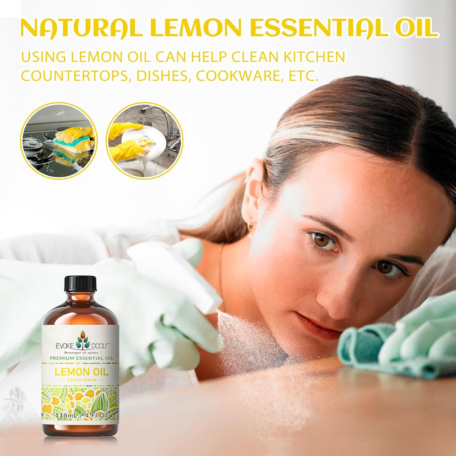 Evoke Occu Lemon Essential Oil 4 Fl Oz