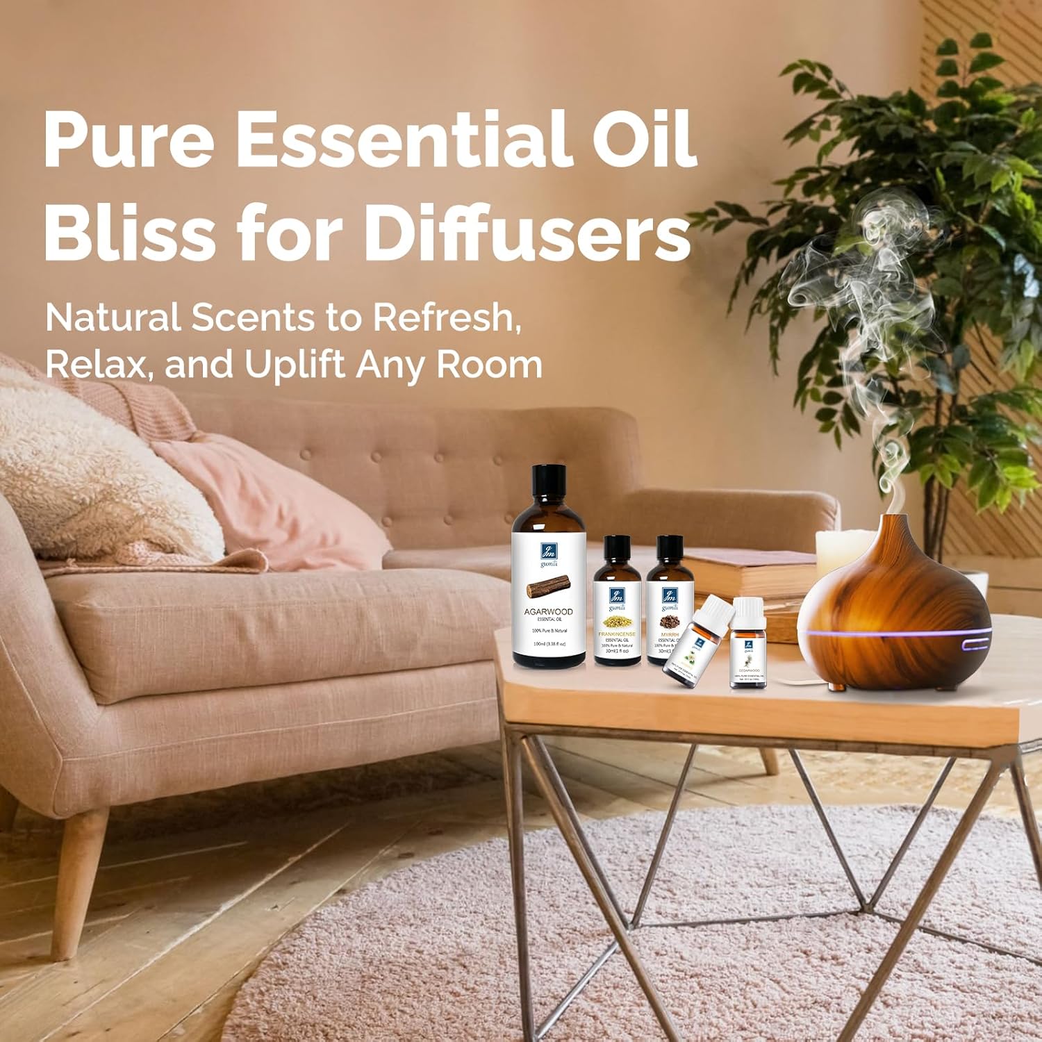 Sandalwood Essential Oil - 10mL for Diffuser and Skincare