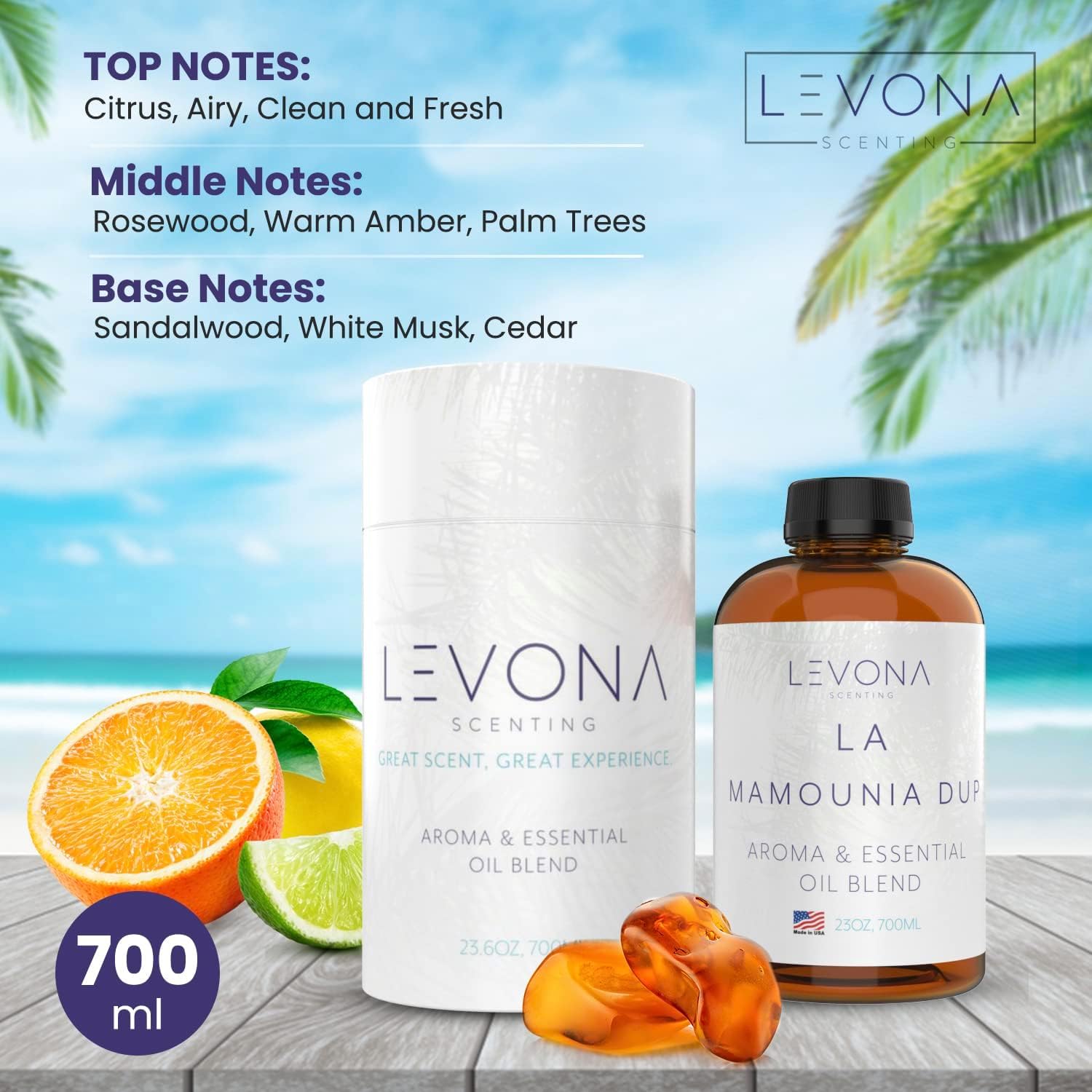 Levona Scent Essential Oil - Fresh Aroma 700ml