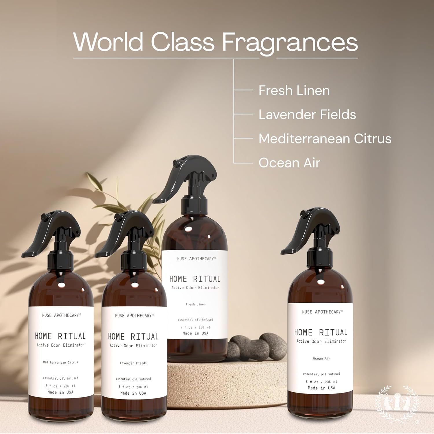 Muse Apothecary Lavender Fields Odor Eliminator Spray 4oz