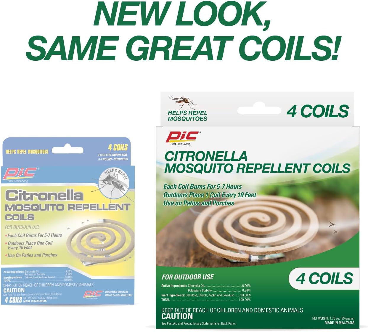 PIC Citronella Mosquito Repellent Coils 12 Packs