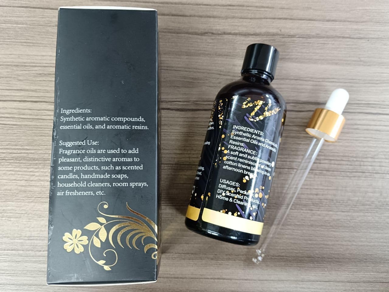 Fresh Linen Fragrance Oils 100ML with Glass Dropper