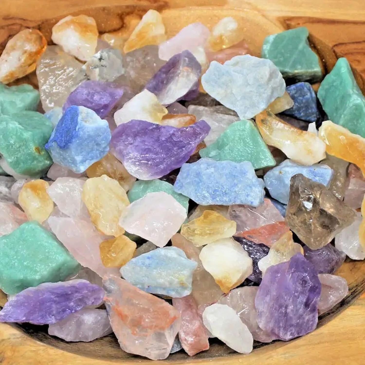 22 lb Bulk Raw Obsidian Quartz Stones for Tumbling and Healing