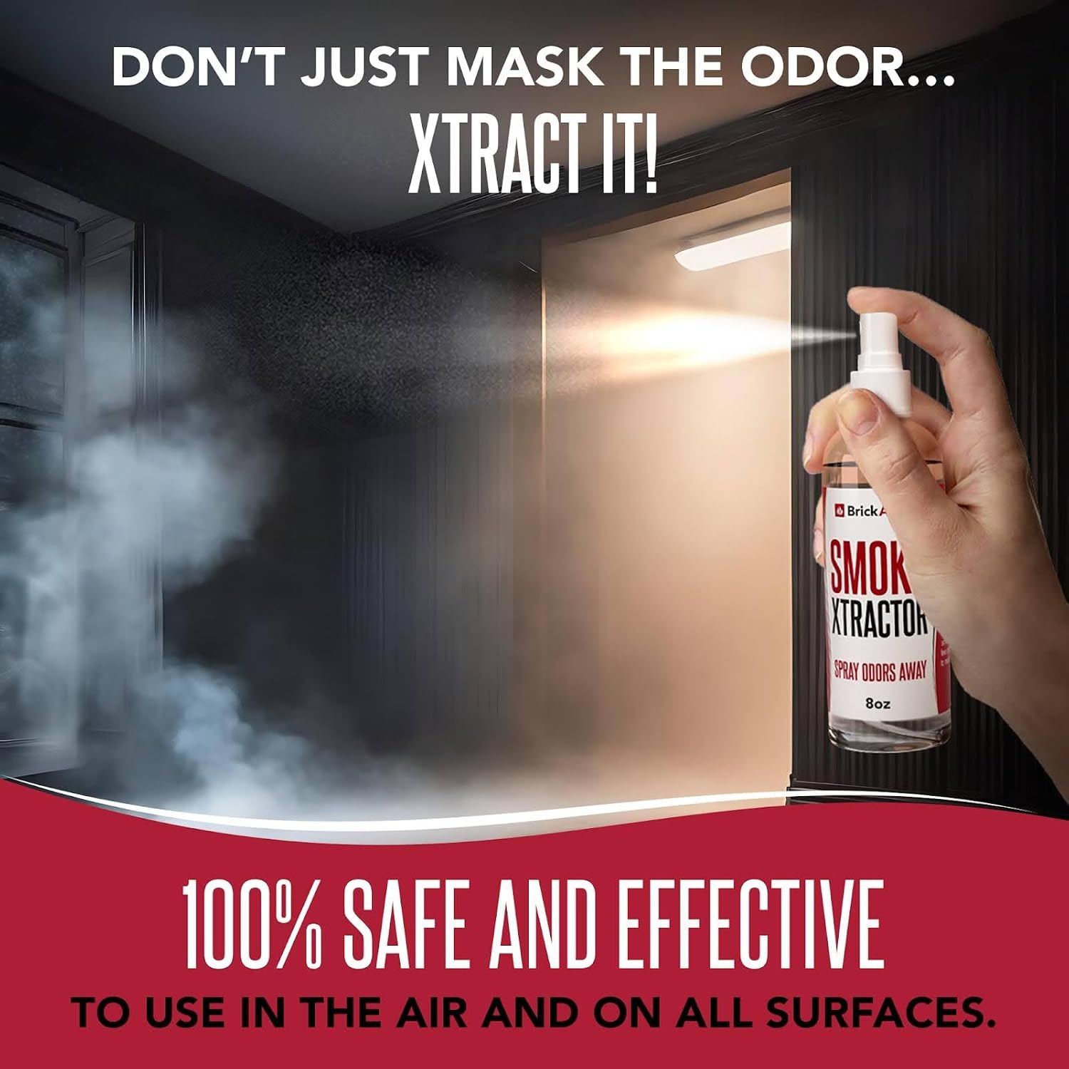 SmokeXtractor Smoke Odor Eliminator 8 oz Pro-Strength Air Freshener