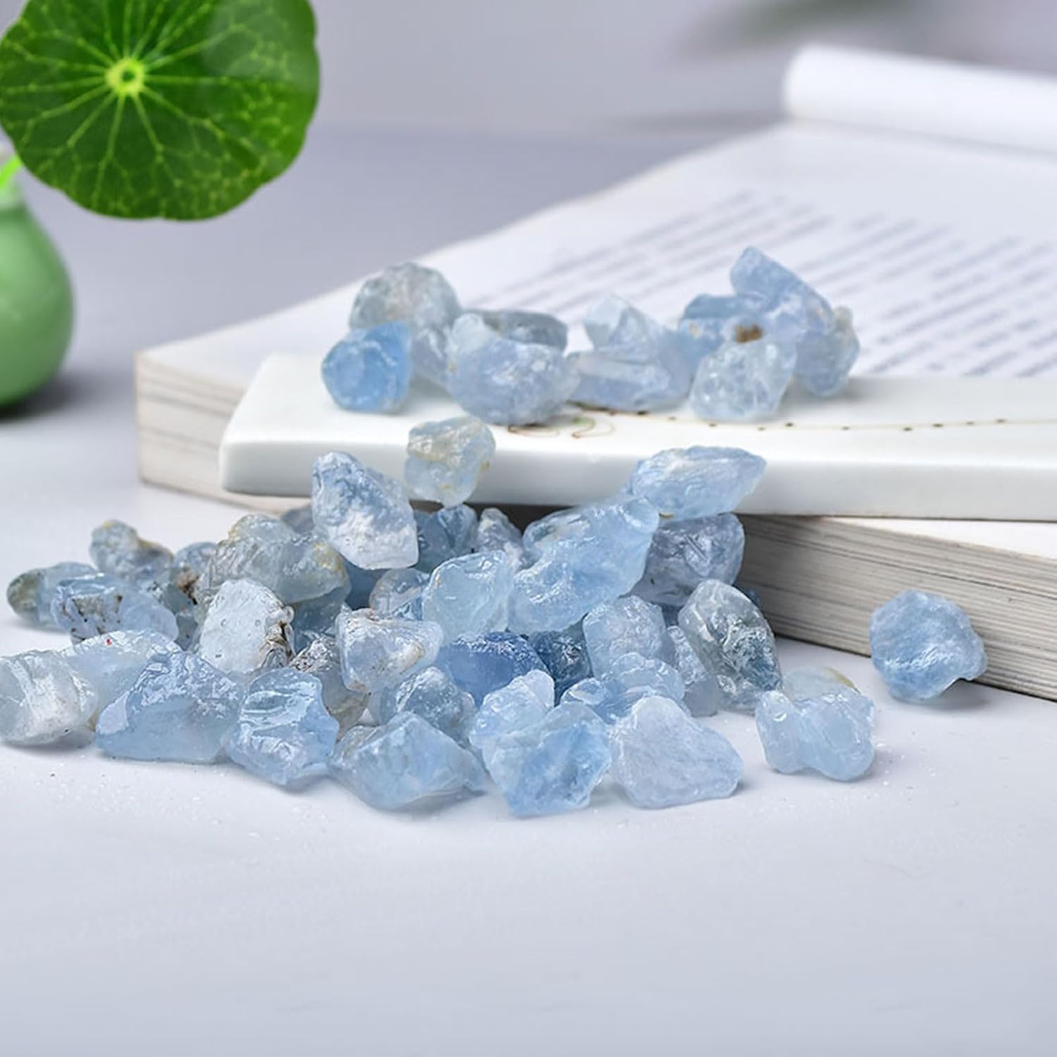 22 LB Natural Raw Celestite Stones for Healing Decor