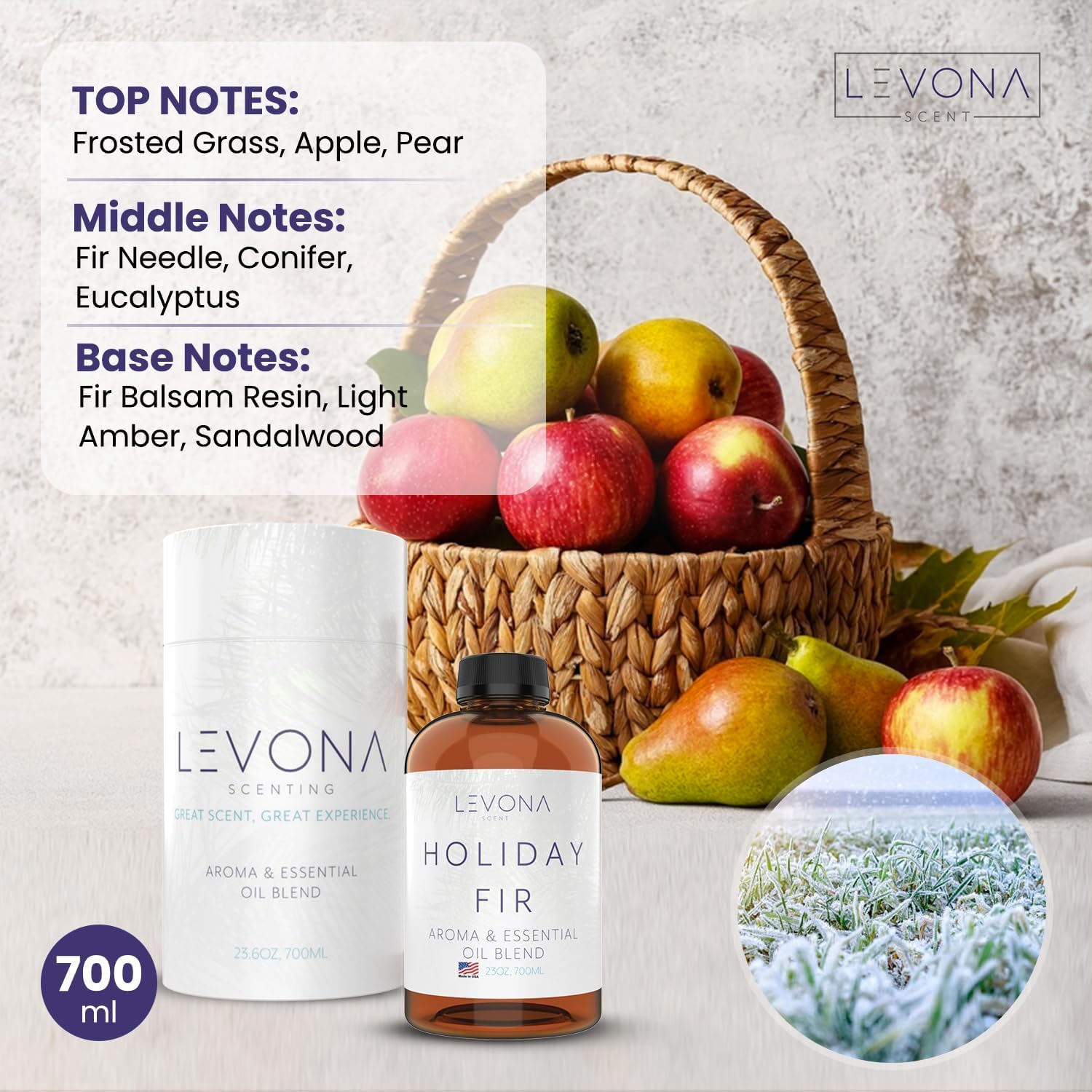 Levona Scent Essential Oil - Holiday Fir 700ml