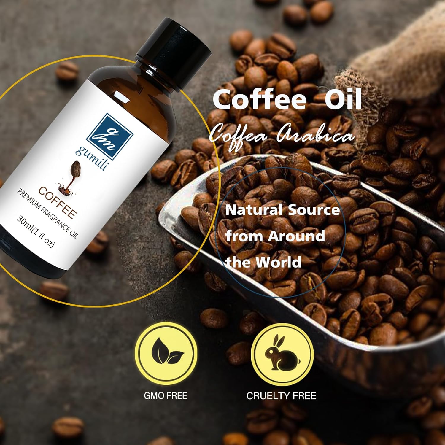 Coffee Essential Oil 1 Oz for Candle Making Soap Diffusers Slime