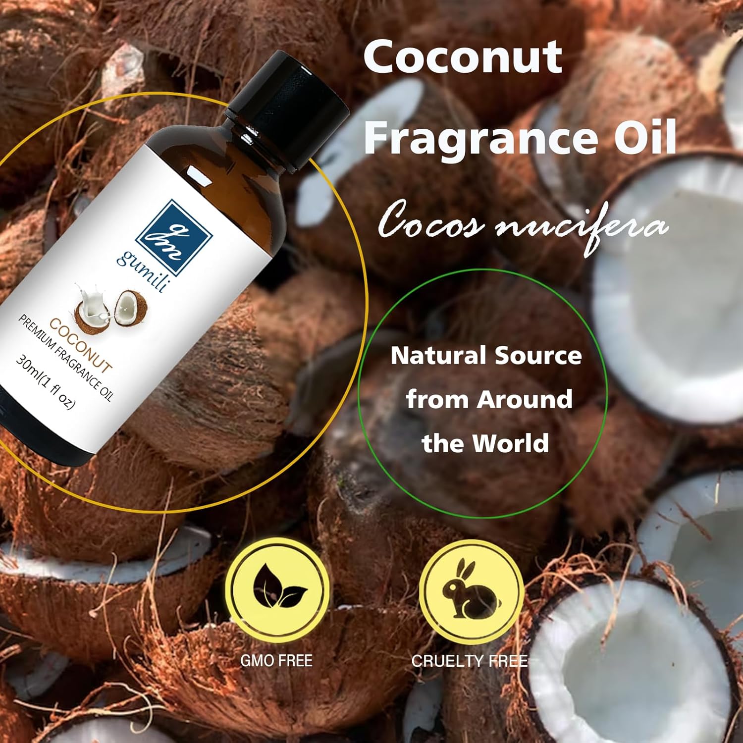 Coconut Oil for Candle Making and Home Fragrance - 1 oz 30ml