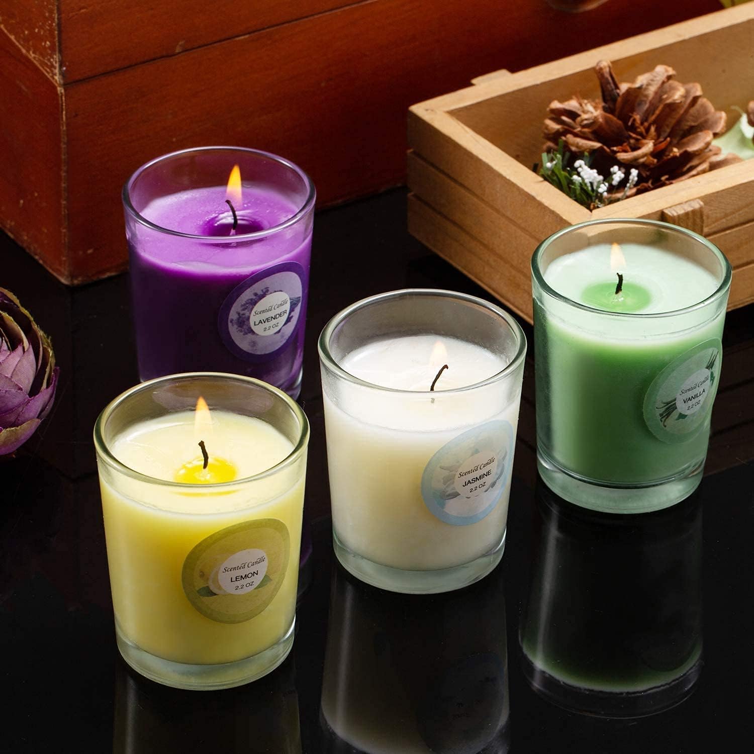 20 Pack Soy Wax Aromatherapy Candles