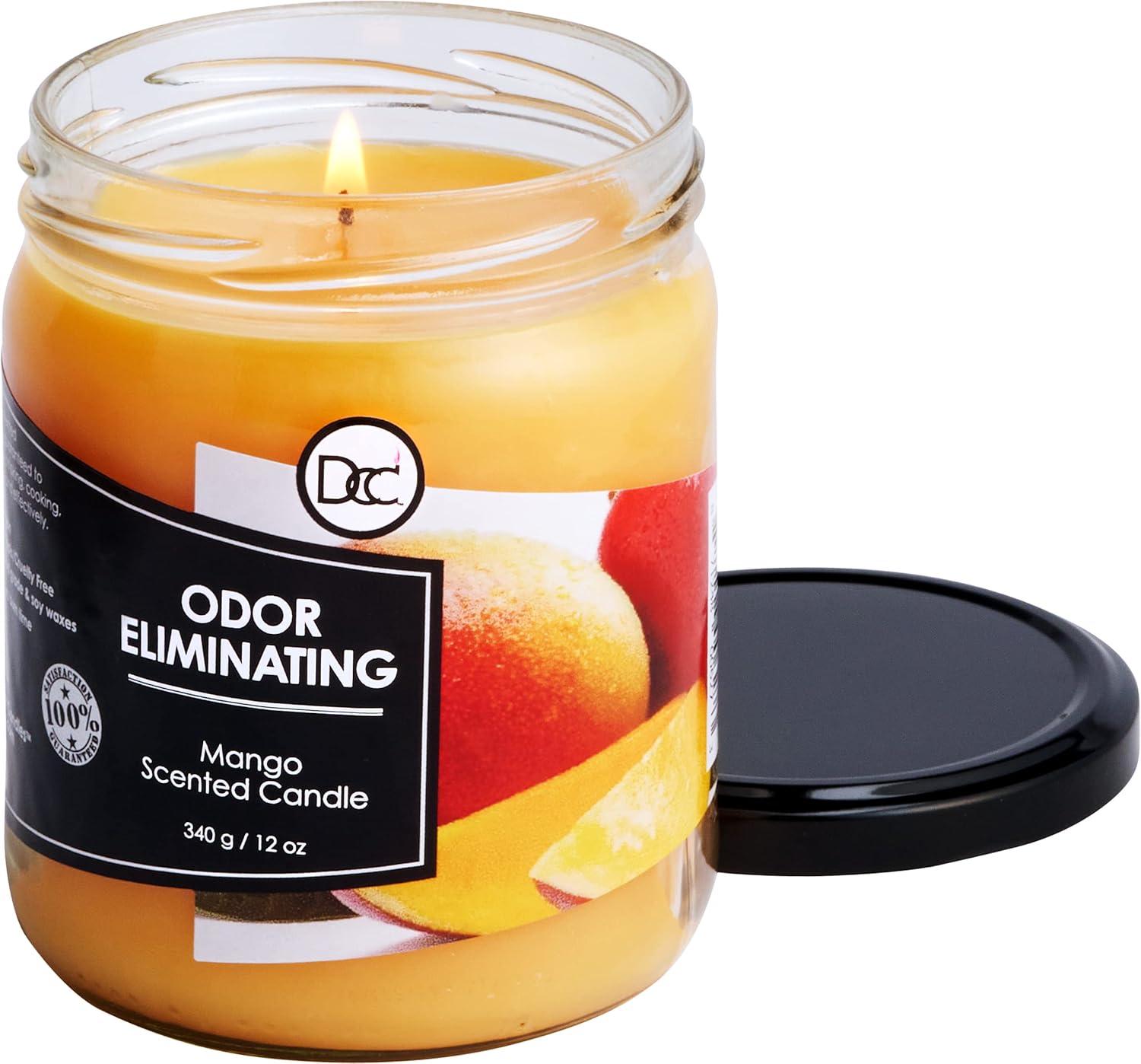 Mango Scented Odor Eliminating Candle - 80 Hour Burn
