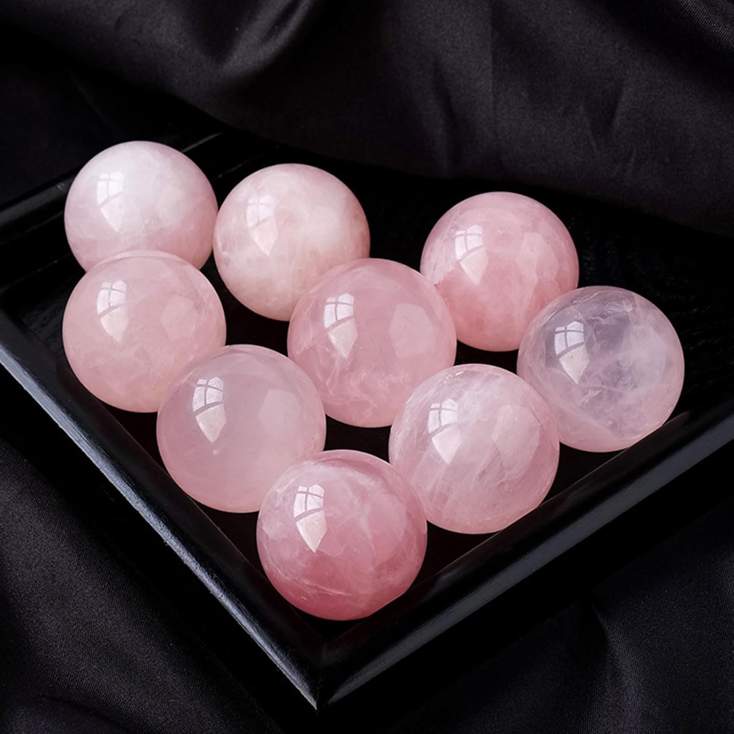Rose Quartz Crystal Sphere 80mm Healing Stone
