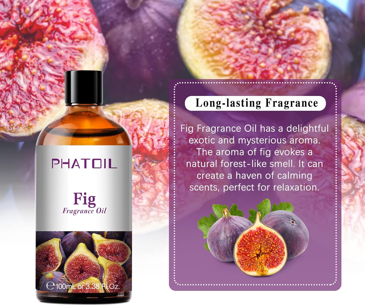 PHATOIL 338 Fl OZ Fig Fragrance Oils for Aromatherapy