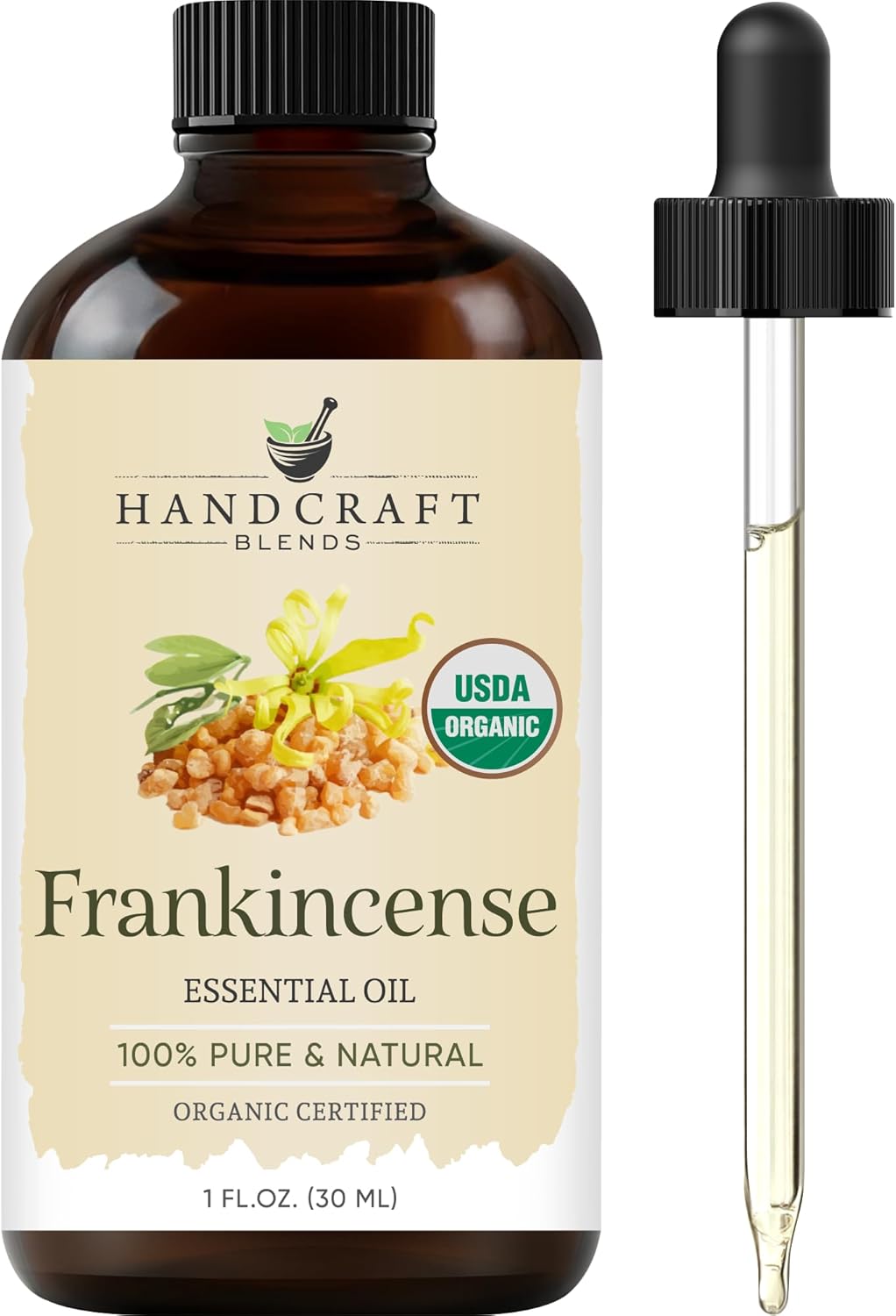 Handcraft Blends Organic Frankincense Essential Oil 1 Fl Oz
