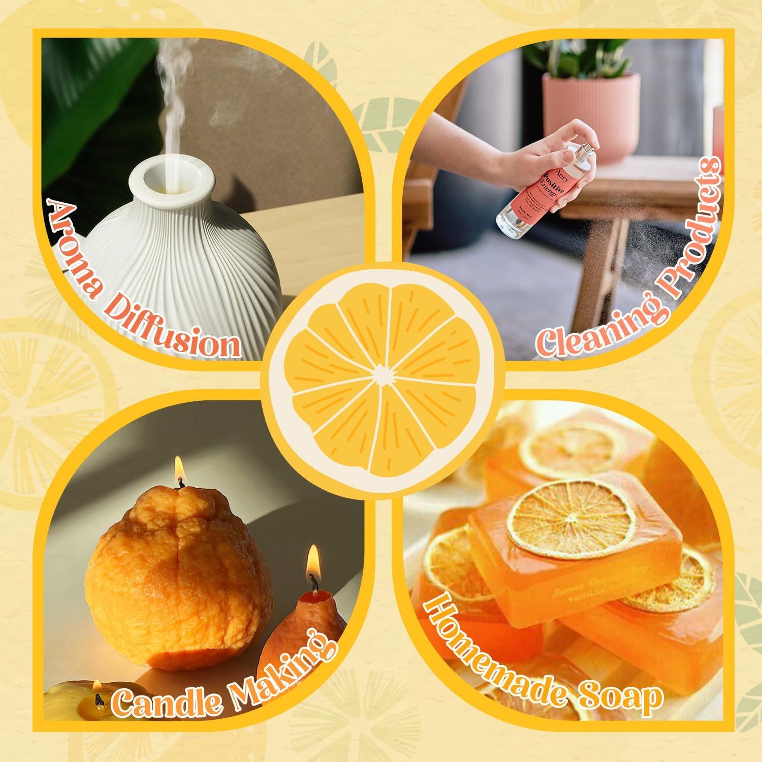 ARVIDSSON Citrus Essential Oil Set for Diffuser