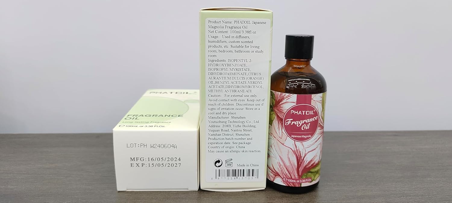 PHATOIL 338FLOZ Japanese Magnolia Essential Oil 100ml