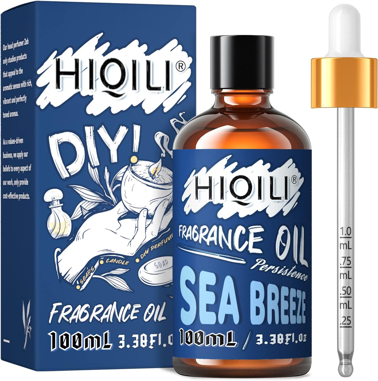 HIQILI Sea Breeze Essential Oil 100ml for Aromatherapy