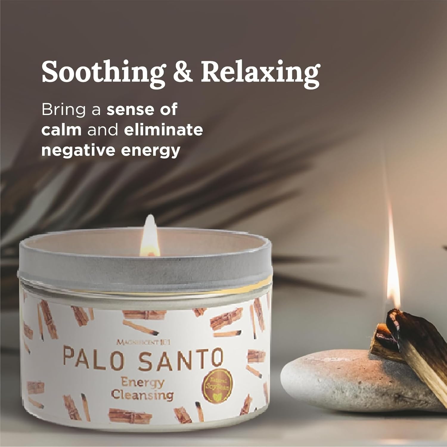 Magnificent 101 Palo Santo Candle for Smudging