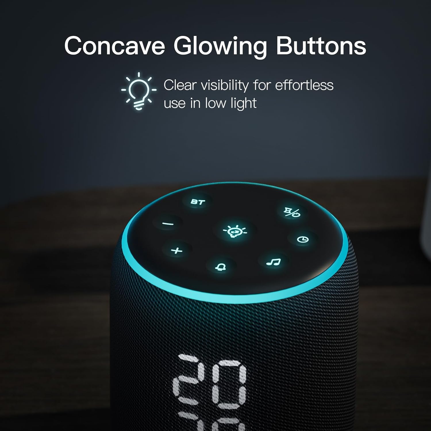 REACHER Sound Machine Alarm Clock for Kids