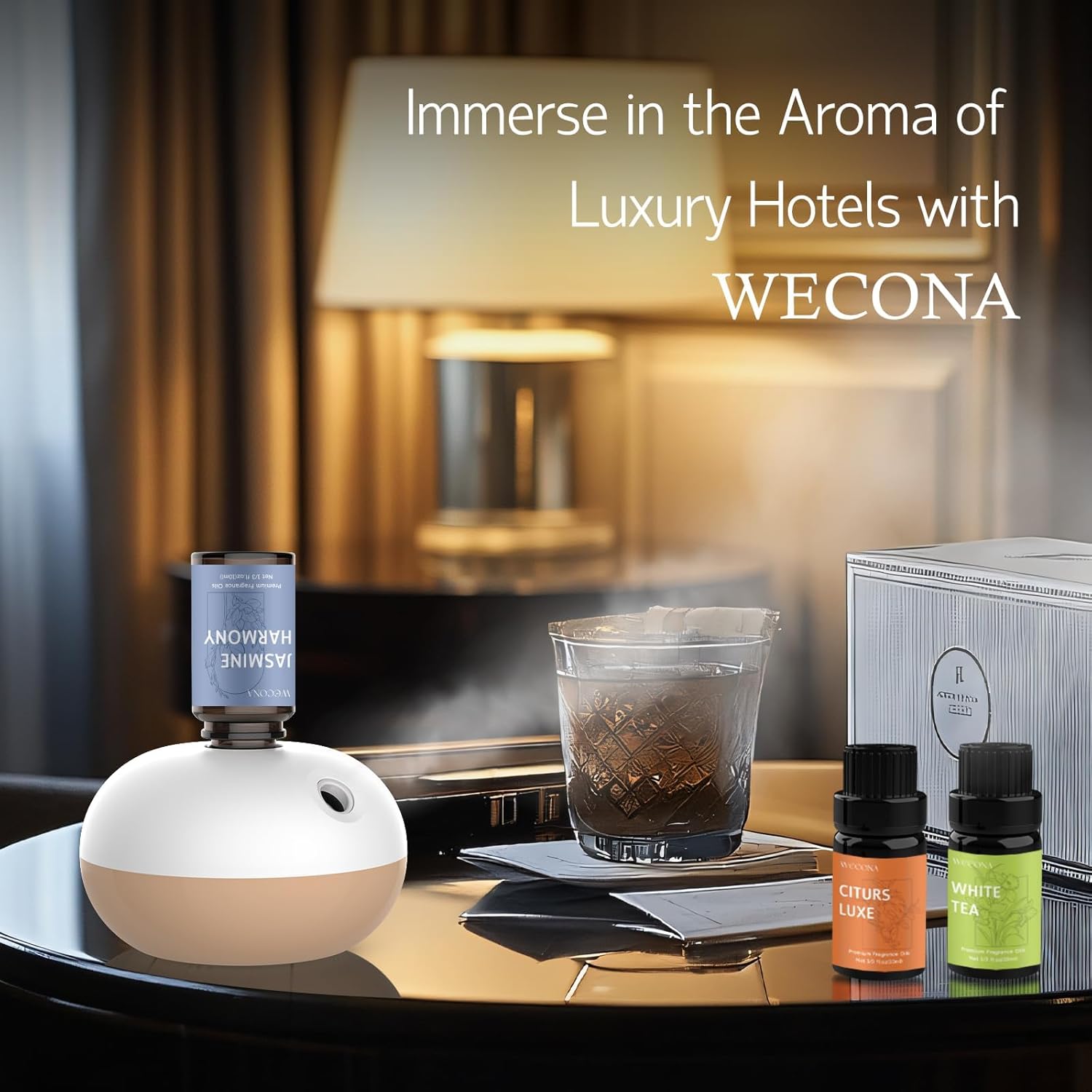 Premium Hotel Fragrance Oil Set for Diffusers - 6x10ml