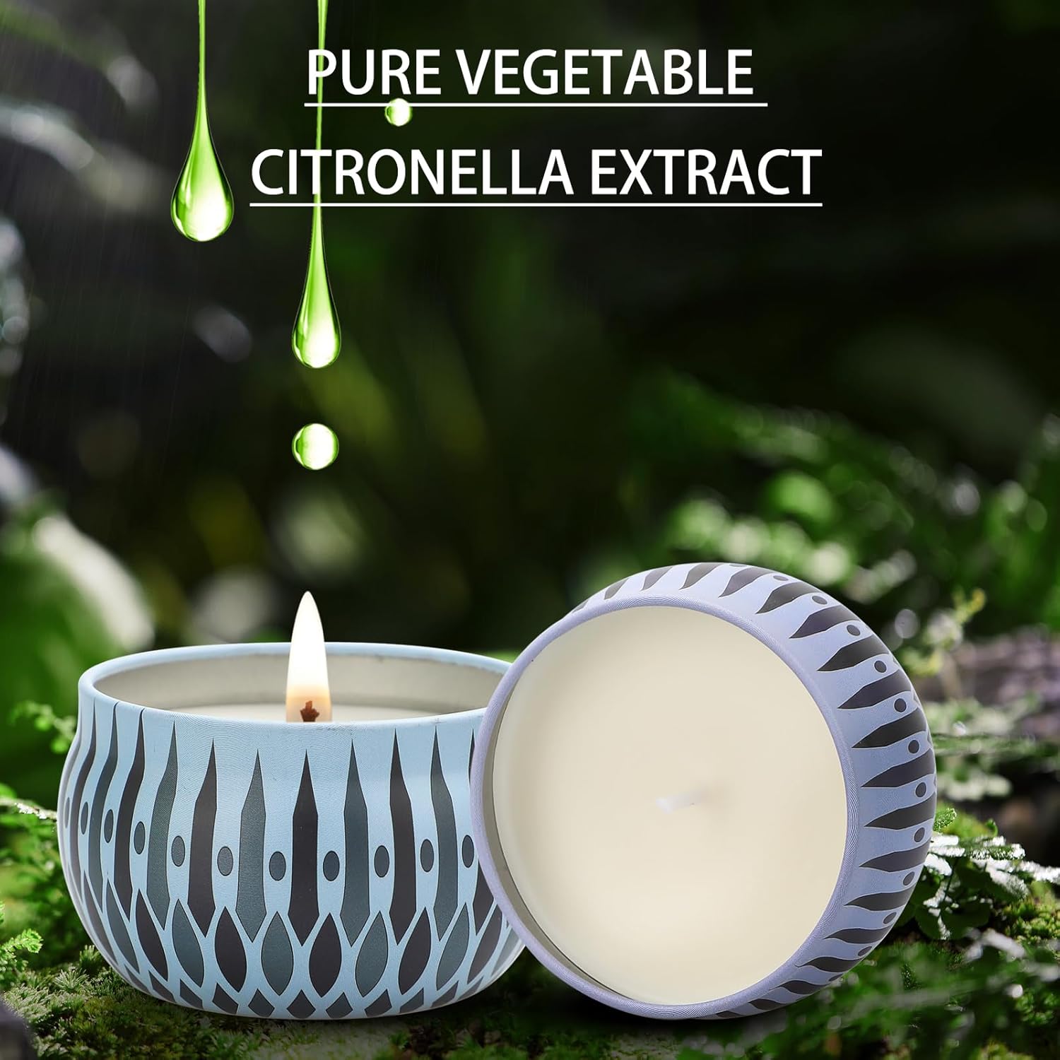 16 Pack Citronella Candles Outdoor