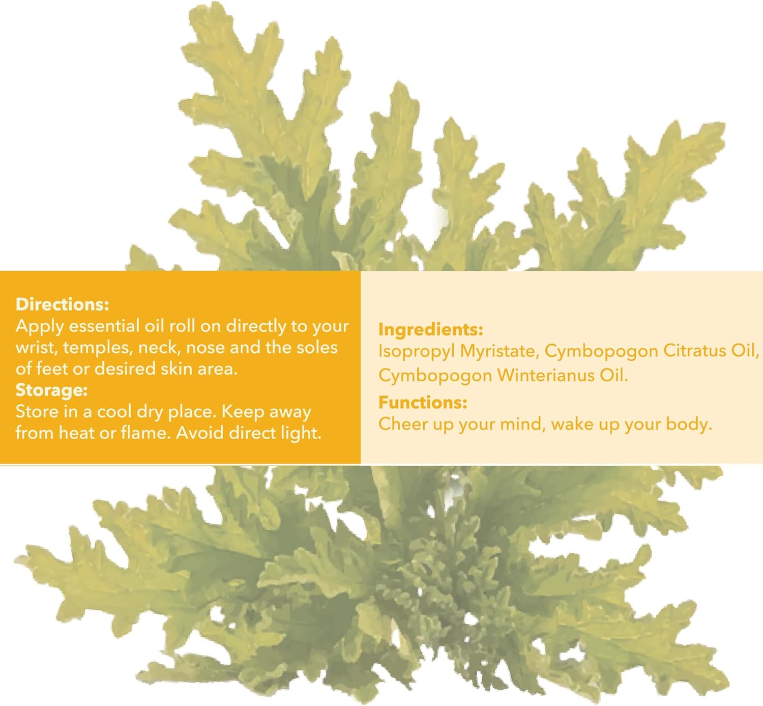 Mine Citronella Oil Roll On Natural Essential Oil for Skin